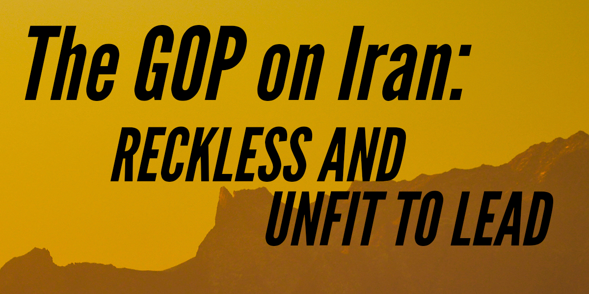 GOP on Iran