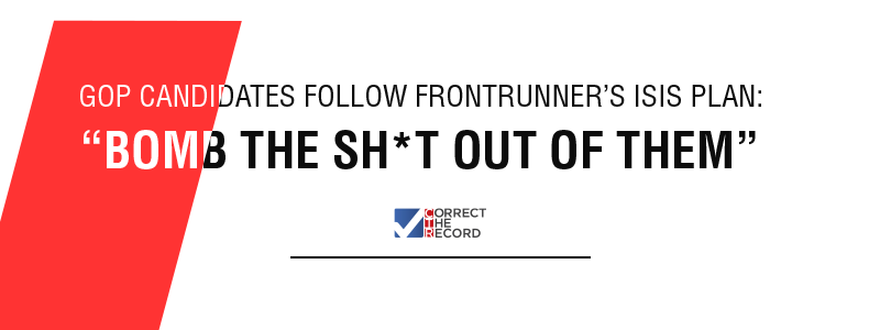 Bomb Shit out of them