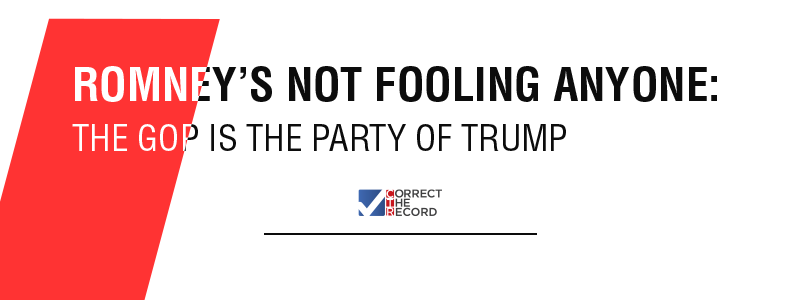 Romney's not fooling anyone