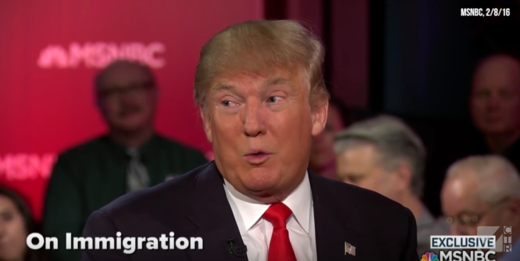 Trump on immigration